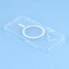 For iPhone 17 Magnetic Case TPU PC Clear Phone Back Cover with Lanyard Hole
