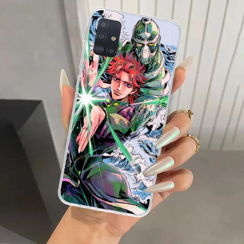 JoJo Bizarre Adventure Phone Case for Samsung Galaxy A52 A32 A22 A12 A02S A50S A30S A10S Note 20 Ultra 10 Plus S10 A31 A20 A71 A