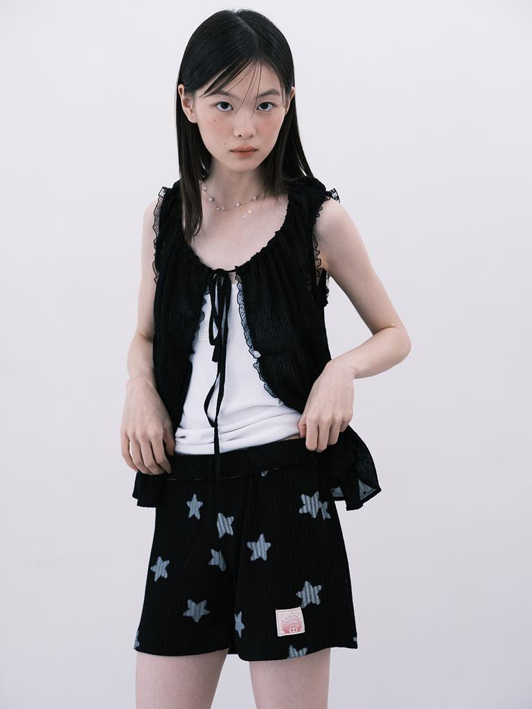 Mueum Ugyo Easy Cotton Shorts (Black Star)