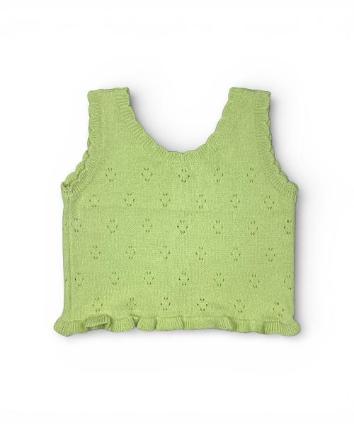 Born Slippy Pony Rayon Knit Vest (Green)