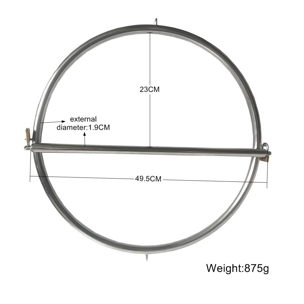 TleMeny BDSM Sexy Stainless Steel Hip Lock Rear Court Bondage Couples Training Female Slave Sex Toys Products Exotic