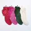 Christmas Tree Ornament Bows Christmas Stockings Gift Bag Christmas Hanging Socks For Fireplaces Door Decoration
