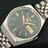 GENUINE VINTAGE SEIKO 5 AUTOMATIC 6319A JAPAN MENS BLACK DIAL WATCH a702618-1 R209-a702618