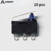 10 Pcs D2HW Car Door Lock Micro Switch 3 Feet IP67 Waterproof Touch Metal Handle D2HW-EL291H-A515-AQ for VW Jetta Trunk
