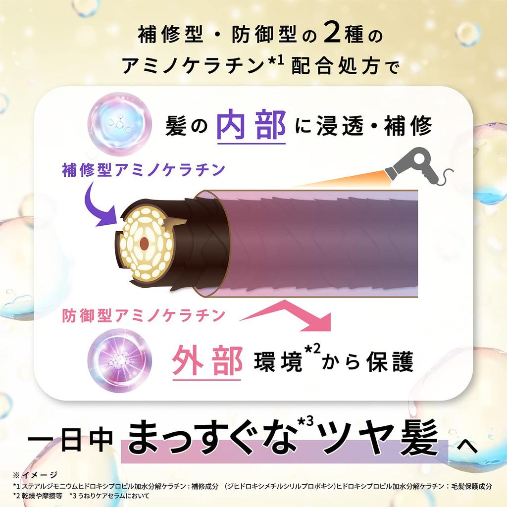 LUX Bath Glow Treatment Body 490g Straight Shine Waviness Correction Keratin Contains &