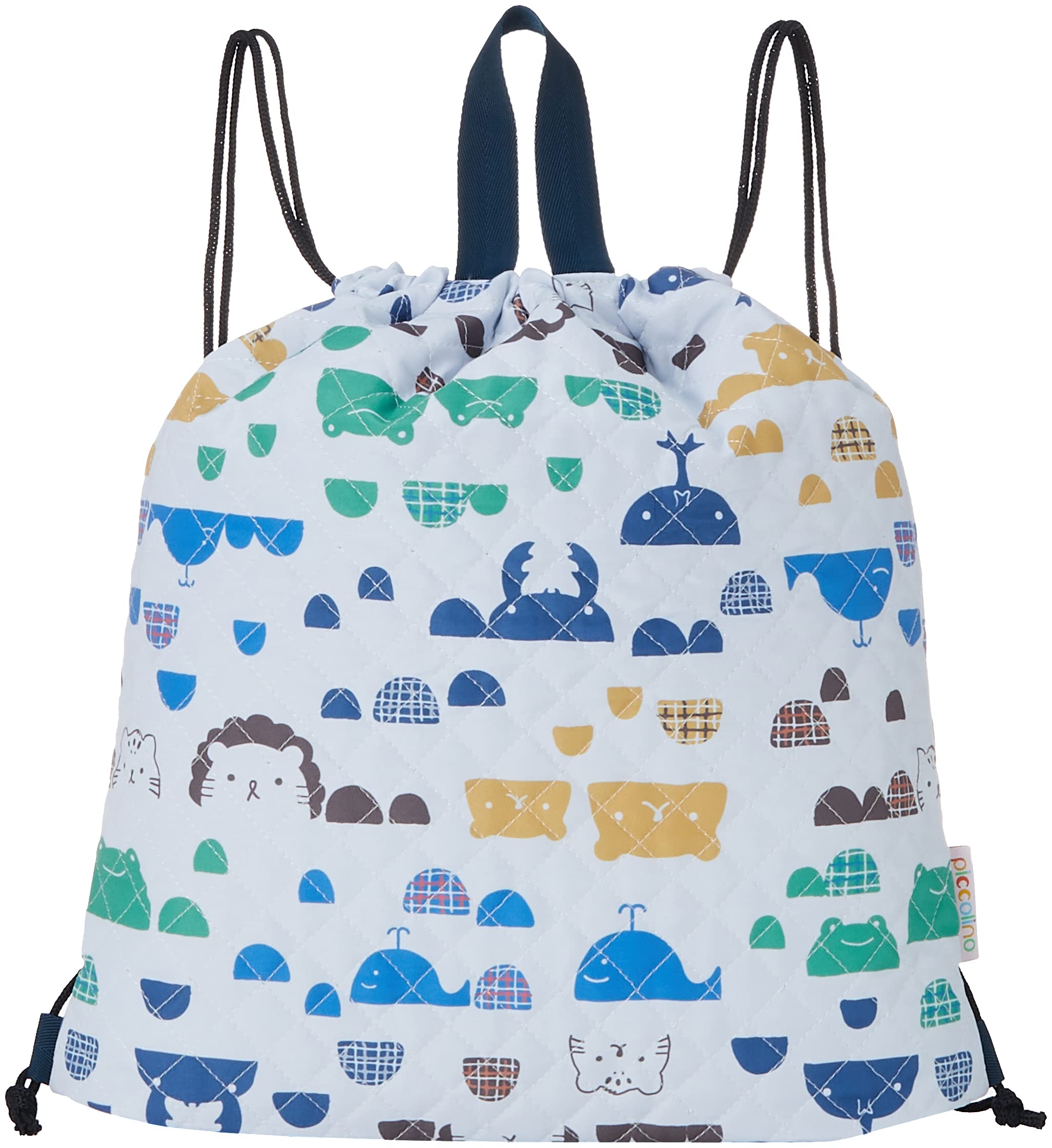 

Marushin Piccolino Creature World Gym Bag for Boys and Perfect for and Elementary Quilted 0165014900 Bag/Knapsack/Drawstring Girls, Preschool,