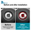 Real Soft Carbon Fiber Steering Wheel Trim Sticker For Mercedes Benz Smart 453 Fortwo/Forfour 2016 2017 2018 2019 2020 2025-2025