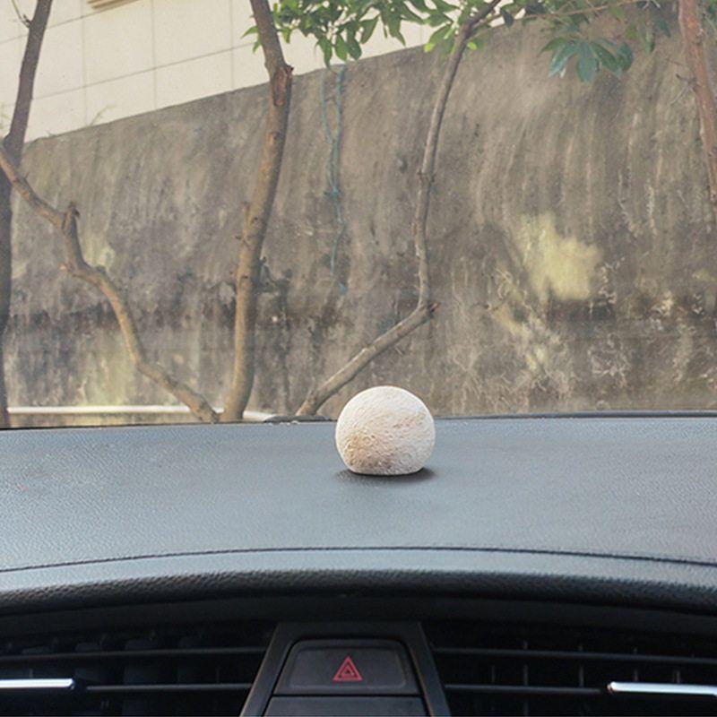 

New Aromatherapy Car Ornaments, Popular Car Perfume, Long-Lasting Fragrance, Planet-Shaped Dashboard Decoration, Diffuser Stone Ornament Gray Moon