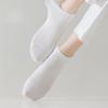 5 Pairs Soft Women Solid Color Ankle Sock Breathable Sweat-Absorbent Comfortable Cotton Low Cut Sports Socks High Quality Female Socks