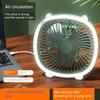 Summer Kitchen Cooling Toilet Wall-Mounted Fan, No Drilling, No Electricity Needed, Portable Silent Hanging Small Electric Fan for Dormitory