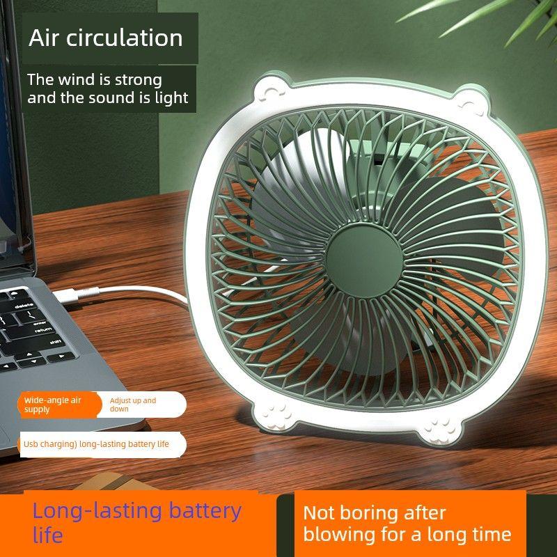 Summer Kitchen Cooling Toilet Wall-Mounted Fan, No Drilling, No Electricity Needed, Portable Silent Hanging Small Electric Fan for Dormitory