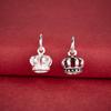 Sterling Silver S925 Royal Crown Pendant Kit for DIY Bracelets & Necklaces