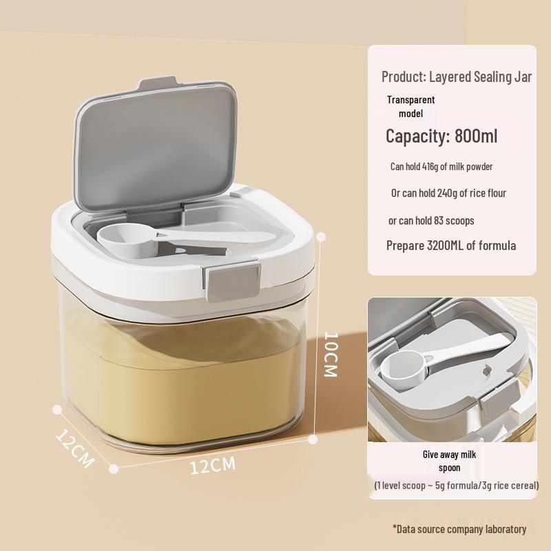 

Портативный герметичный контейнер-диспенсер пищевого качества для сухого молока, детской смеси и каши
