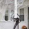 Artificial Spider Web Elastic Spider Web Horror Party Bar Ghost House Scene Prop Halloween Horror Decoration Elastic Spider Web