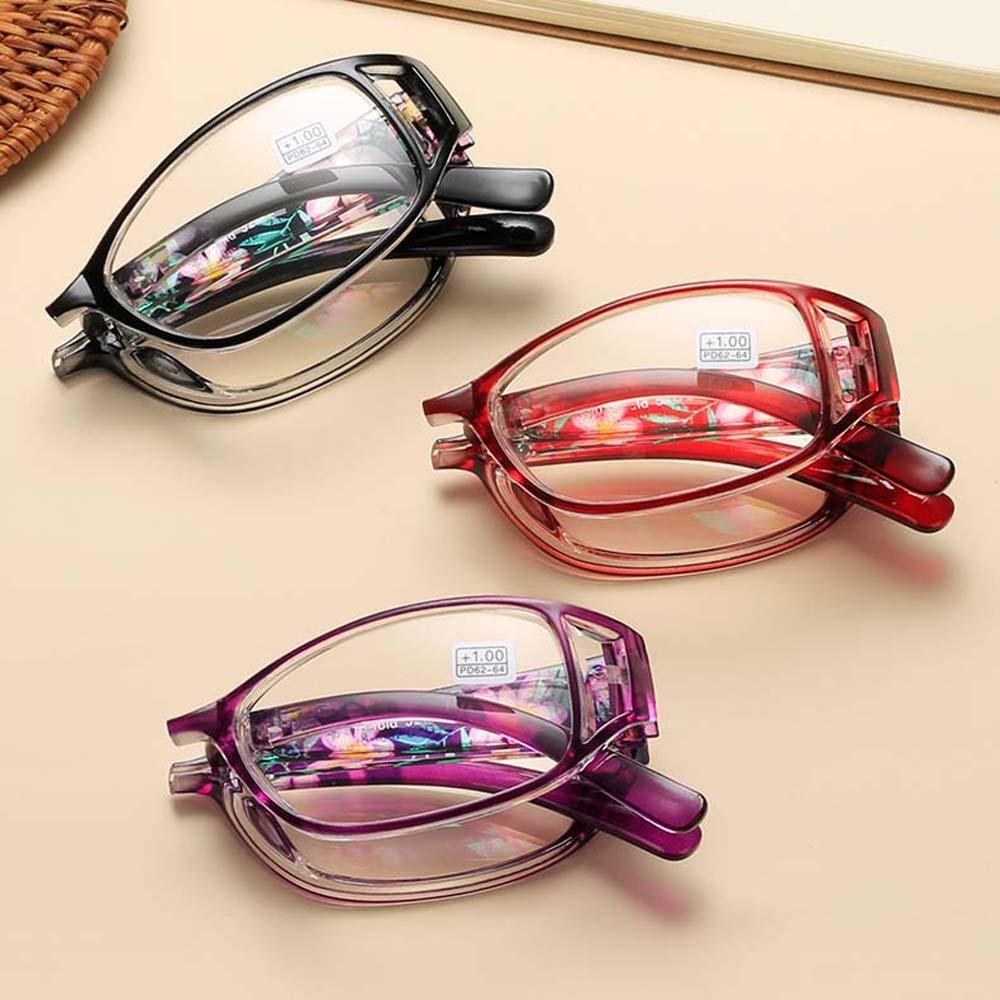 Zinc Zinc Alloy Folding Presbyopic Glasses PC Anti Blu-ray Eyewear Office Elderly Reading Eyewear Outdoor