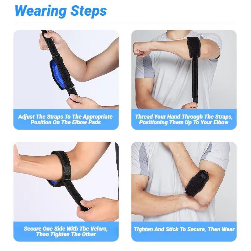 1Pcs Unisex Fitness Tool Sports Adjustable Elbow Brace Compression Arm Support For Tennis Golf Basketball Volleyball