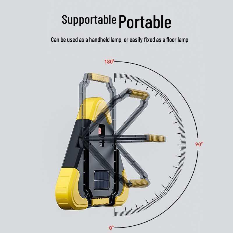 Solar-Powered Explosion-Proof Emergency Triangle Warning Light