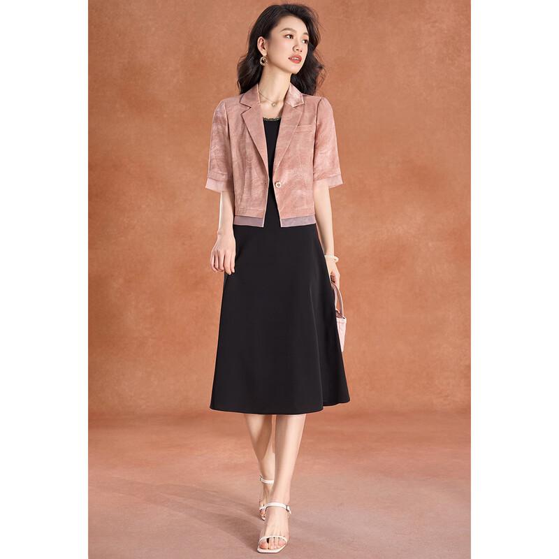 Melanie French Style Elegant Jacket & Dress Set 2XL
