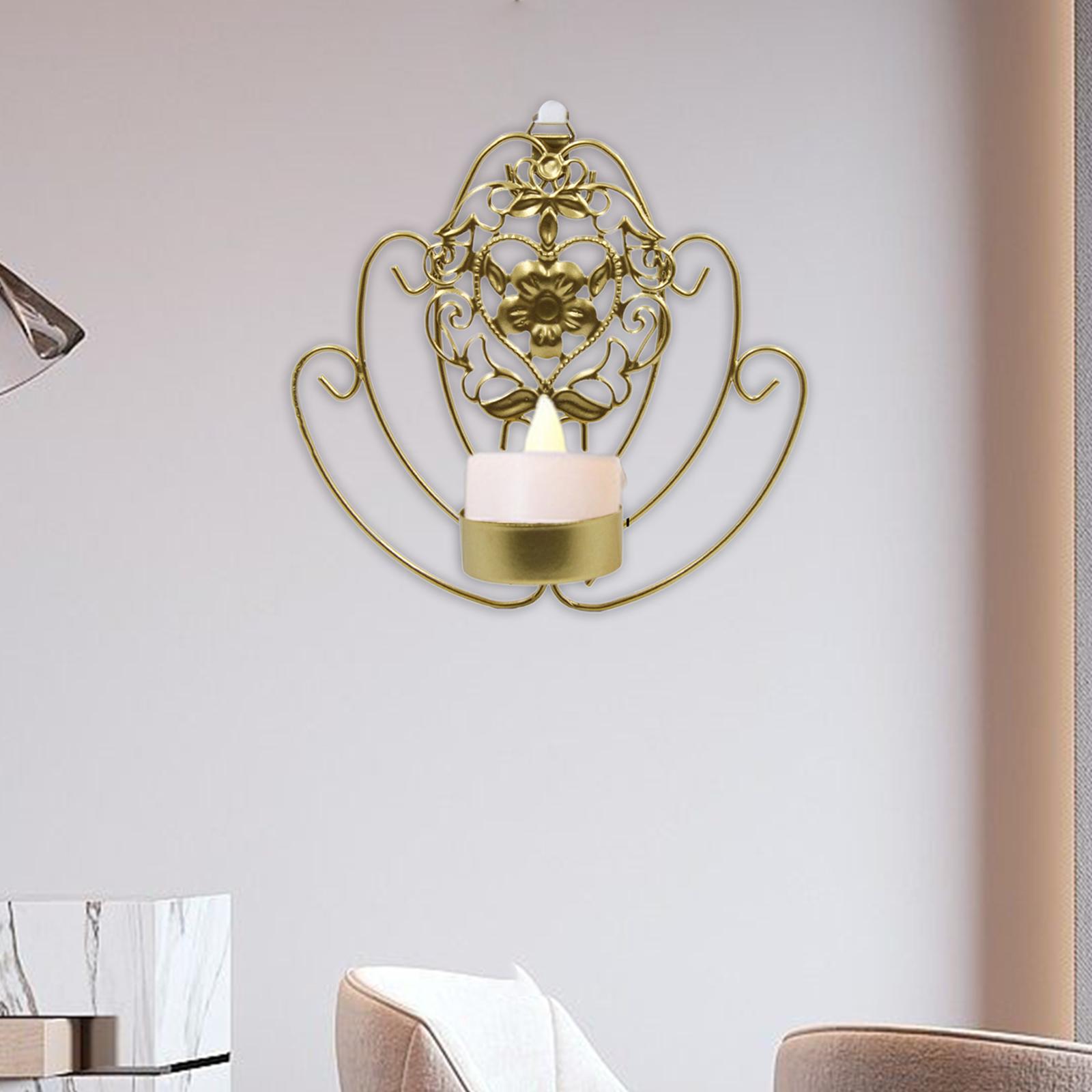 Iron Candle Holder Candle Holder for Bedroom Home Decor Elegant Fashionable