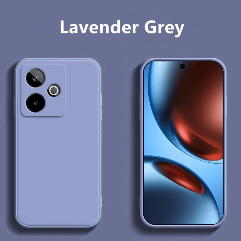 

Для чехла Realme GT 7T Для Чехла для Realme GT 7T Чехол Жидкий Силикон ТПУ Ударопрочный Монохромный Чехол для Телефона для Чехла Realme GT 7T Realme GT 7T