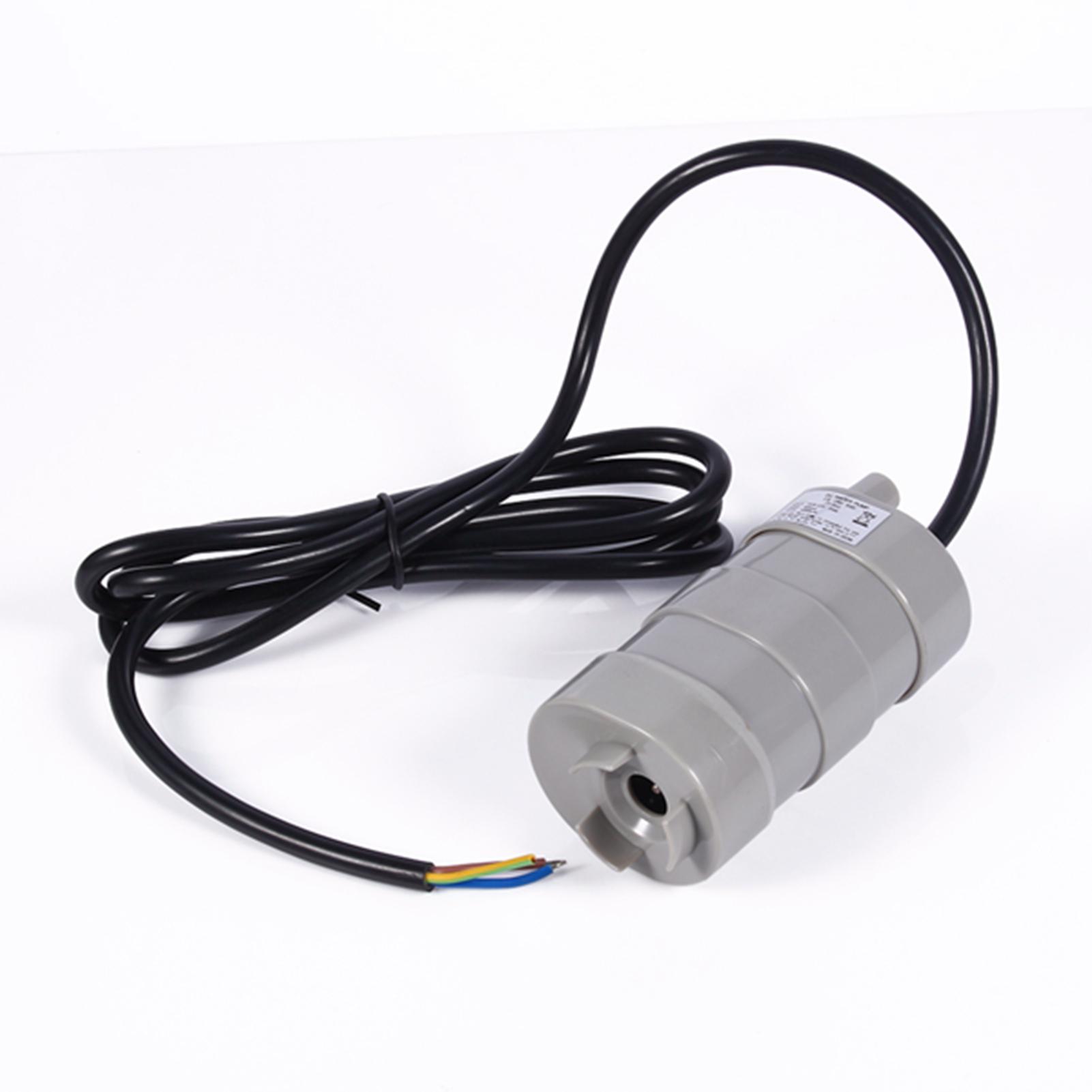 

Mini DC 12V Vertical Submersible Motor Water Pump 5M 1000L/H w/ 1.5M Black Bare Line