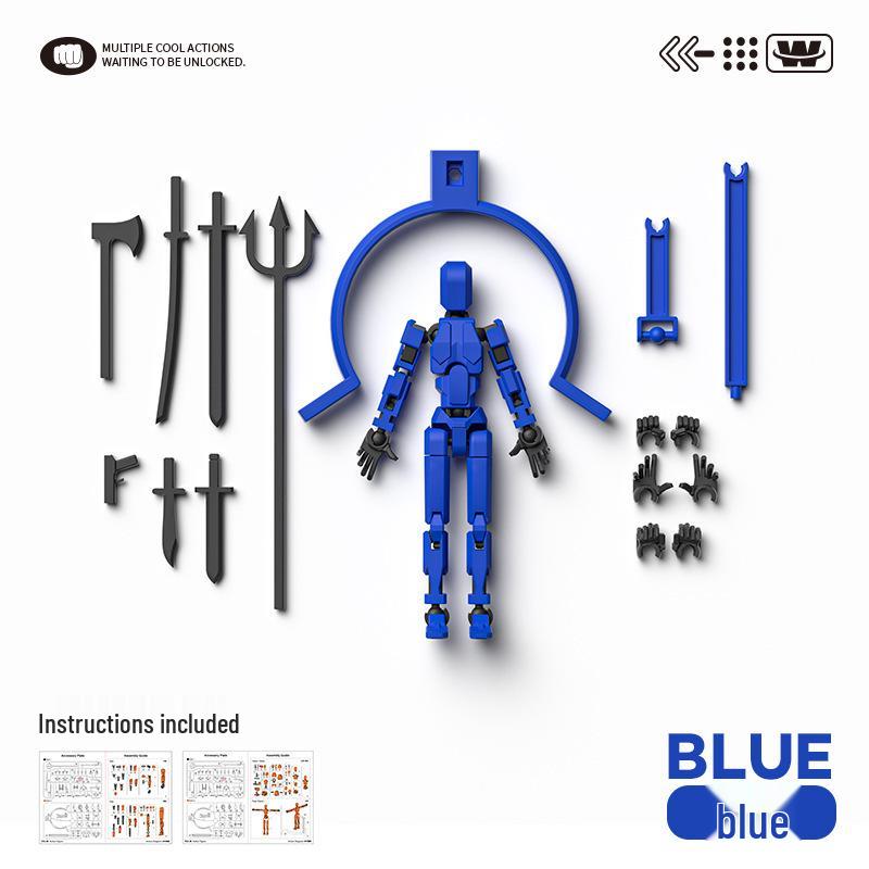 

Магнитная многосуставная фигурка - Счастливая 13 DIY модель ручной работы