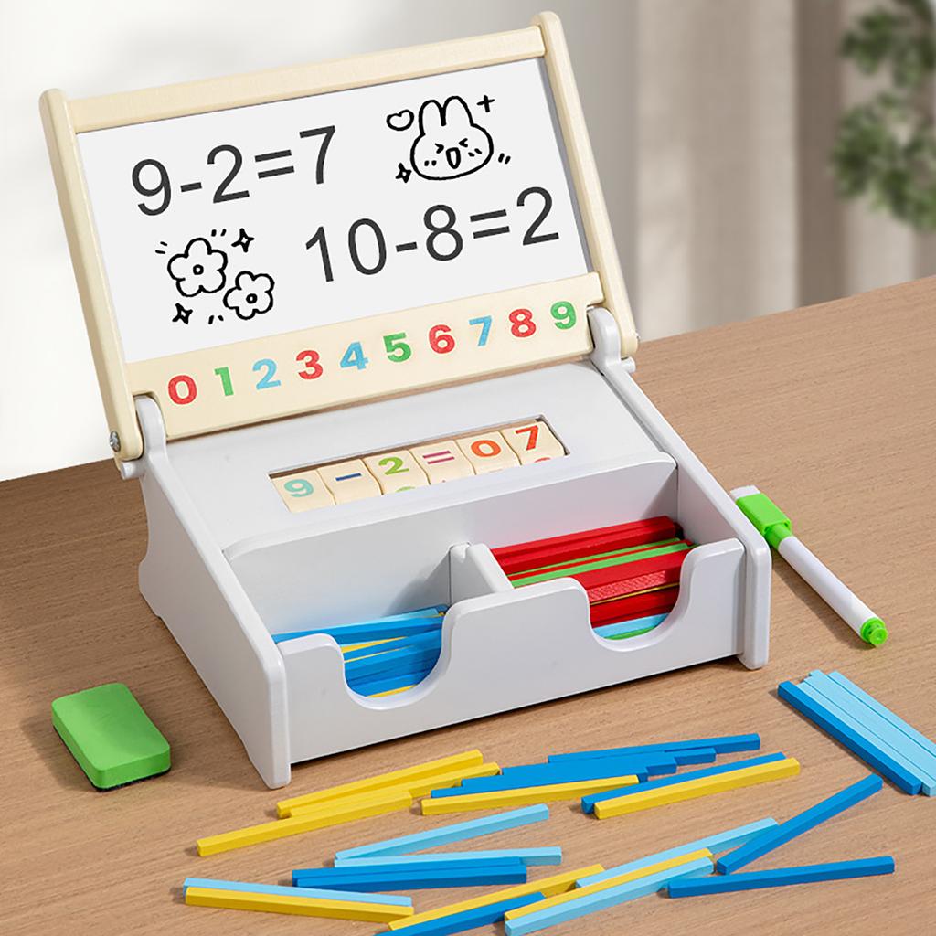 Wooden Multifunctional Drawing Board For Primary School Students' Math Addition, Subtraction, Multiplication And Division Hand Brain Collaborat 10ml