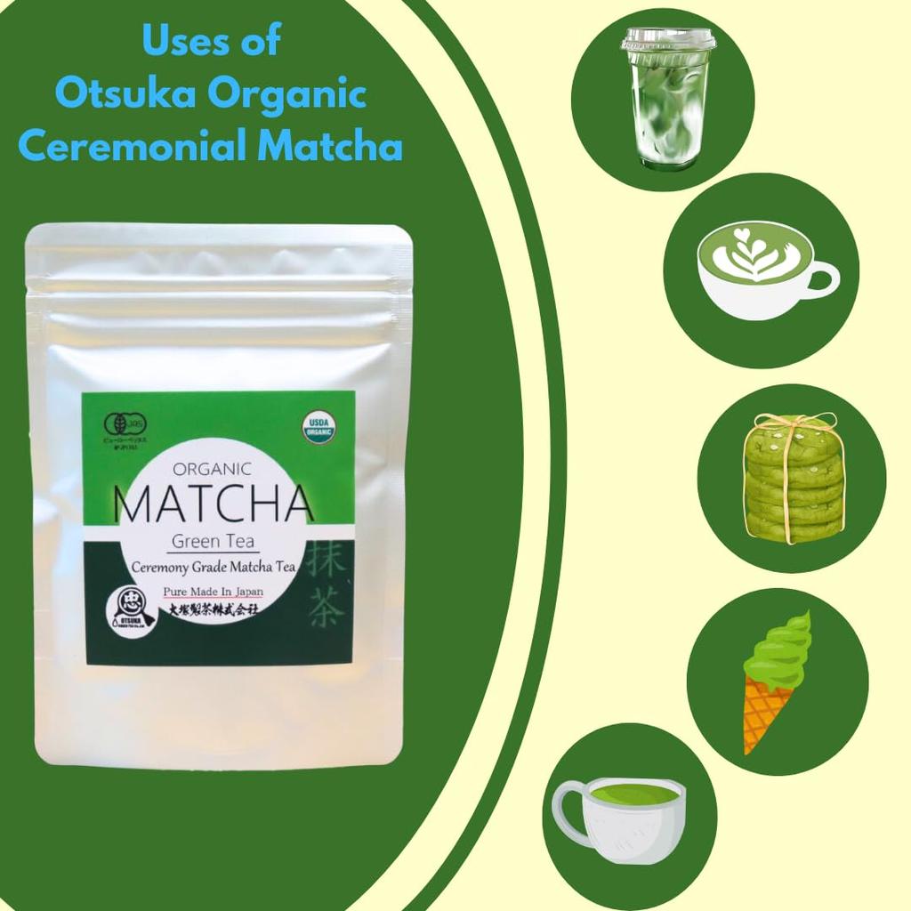 Otsuka Tea Organic Matcha 30g Can