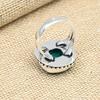 Indicolith Natur Edelstein Schmuck Ring 925 Massiv Sterlingsilber Boho Ring Für Liebe