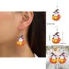 Halloween Themed Ghost Pumpkin Pot Pattern Women Acrylic Earrings For Men And Women Summer