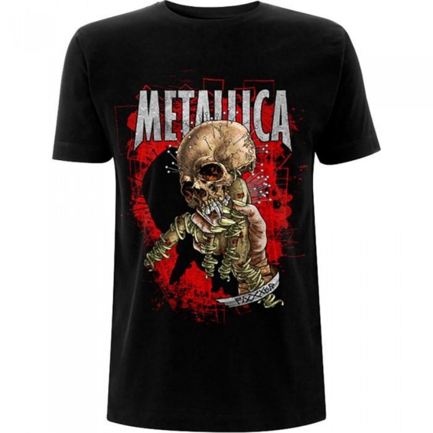 

Metallica Unisex Adult Fixxxer Redux T-Shirt S чёрный