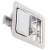 Flush Mount Paddle Door Latch Weatherproof 304 Stainless Steel Toolbox Lock with 2 Keys for RVs Trailers