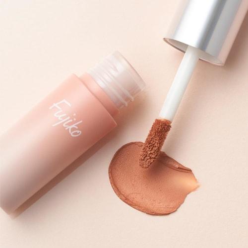 Fujiko Automatic Shadow 01 Harmony Mocha 2.4g Eyeshadow Primer Shade Silky Matte Techniqueless Gradation