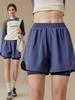 Two-Piece Women's Quick-Drying Sports Shorts - Perfect for Summer Badminton, Tennis, Running, and Yoga