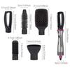5 In1 Hair Dryer Hot Air Comb Set Professional Curling Brush Hair Multi Styler Hair Dryer Brush Hair Straightener Styling Tool