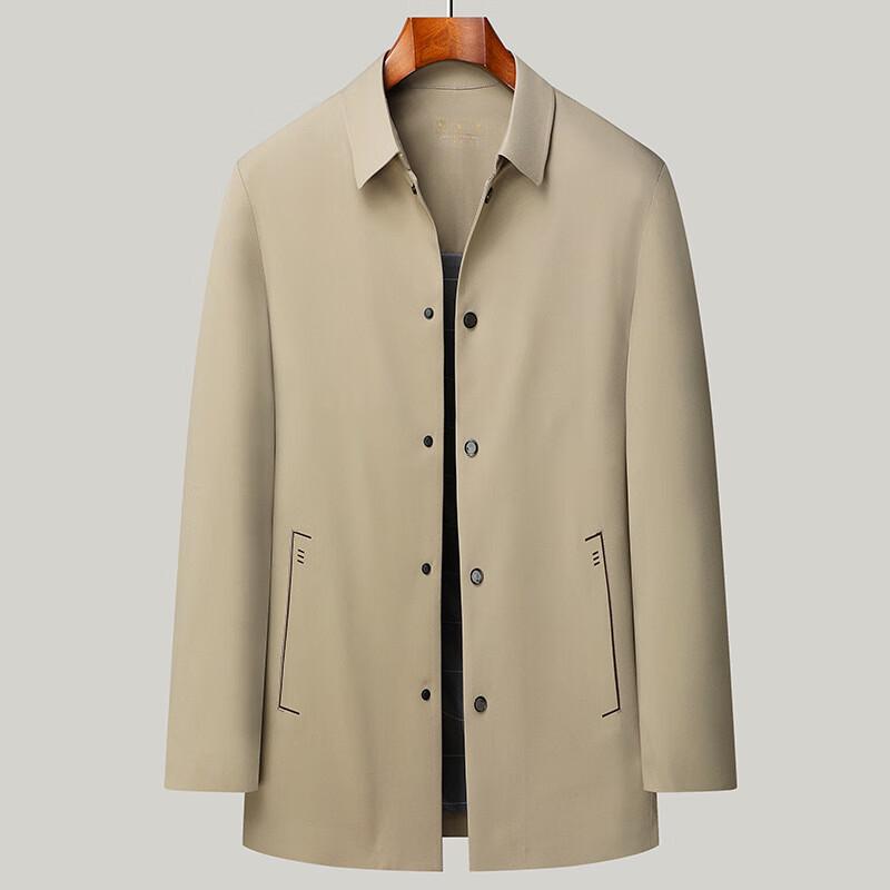 

Мужской плащ средней длины, не мнущийся 170/M