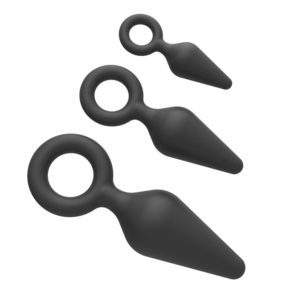 100% Safe Silicone Dildo Butt Plug Anal Plugs Unisex Sexy Stopper Small Size Adult Sex Toys for Men/Women Trainer Massager