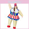 Costume Gonflable Jour de l'Indépendance Américaine Célébration Patriotique Costume de Poupée de Performance