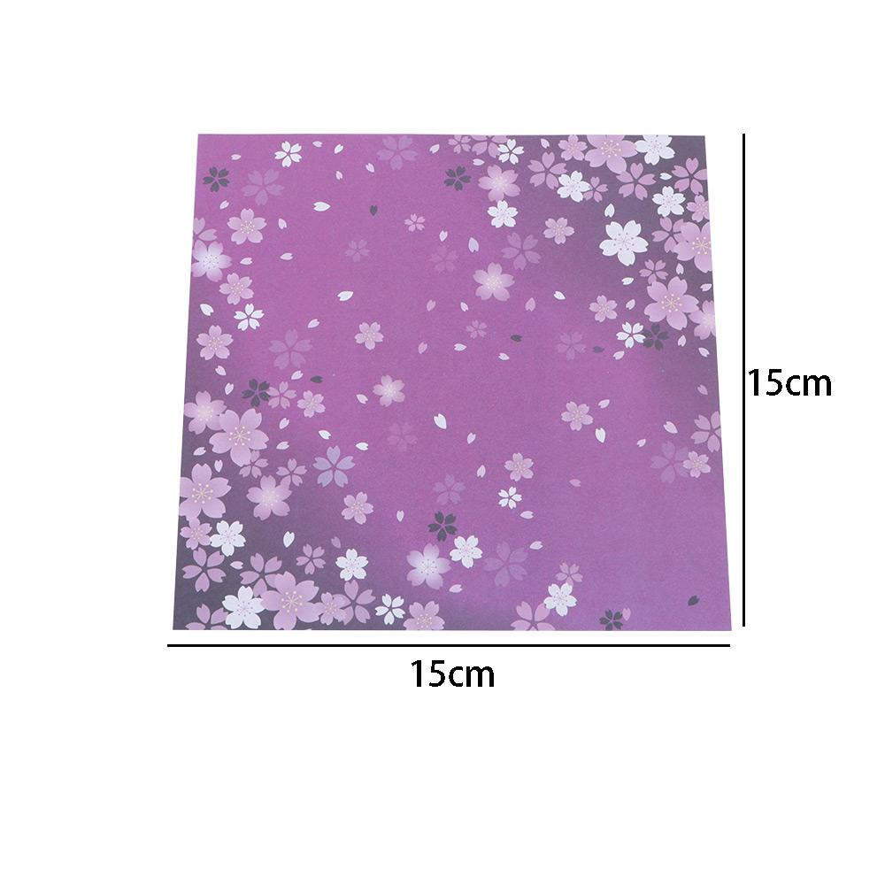 Colorful DIY Cherry Blossom Decor Kids Handmade Scrapbooking Origami Paper Craft Paper Sakura