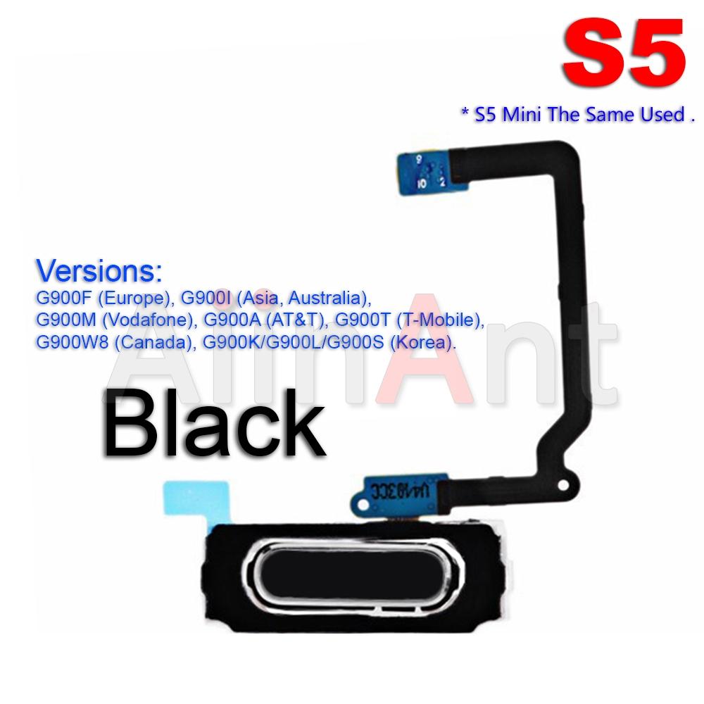 Aiinant Home Button Touch ID Fingerprint Sensor Flex Cable For Samsung Galaxy S5 S6 Edge Plus + Mini G920F G925F G928F G900F