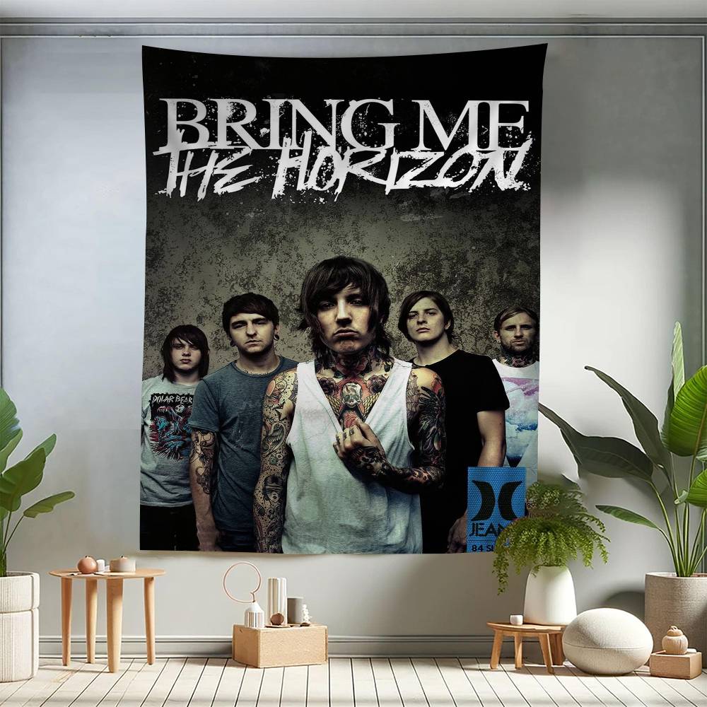 Bring Me The HHorizon Cartoon Tapestry Home Decoration Hippie Bohemian Decoration Divination Home Decor