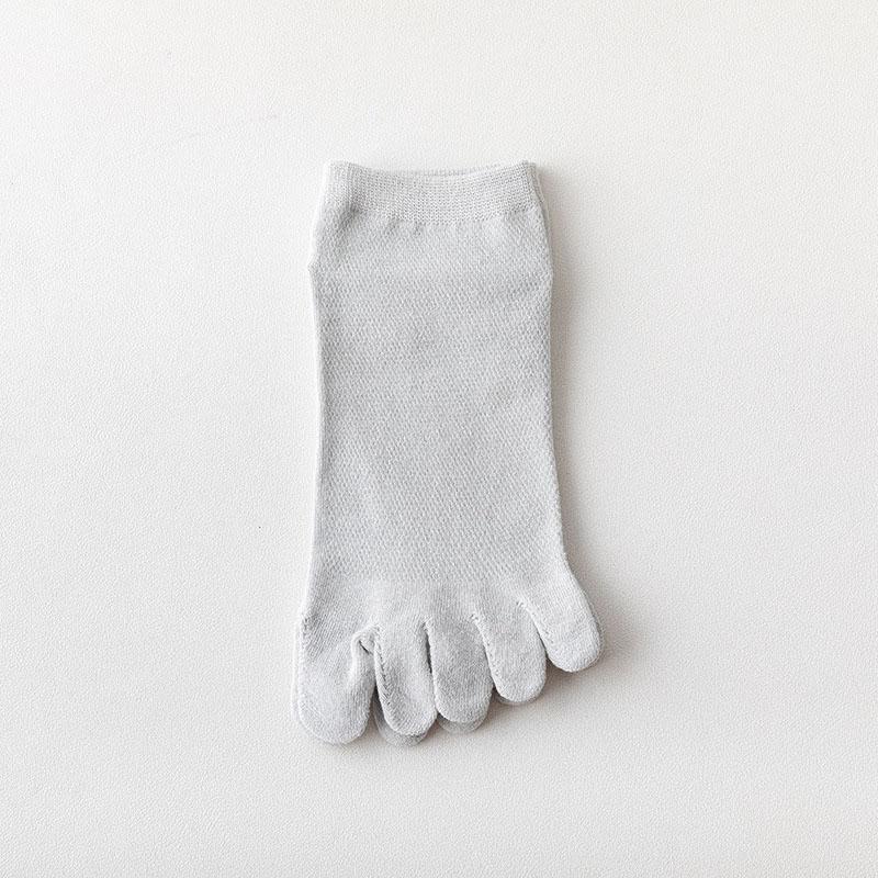 Short Five Finger Socks For Men Spring Summer Thin Sweat-absorbing Ankle Socks Sports Running Split Toe Socks Cotton 5 toe Socks