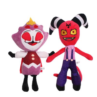Helluva Boss Stolas And Blitzo Plush Toys Soft Stuffed Animals Cartoon Horror Anime Dolls Gifts For Fans Birthday