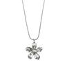 Korean Style Pull Out Flower Long Snake Bone Sweater Necklace For Women