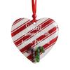6Pcs Friendship Christmas Ornament Snowman Heart Xmas Tree Design Hanging Pendant Festivals DIY Holiday Decor