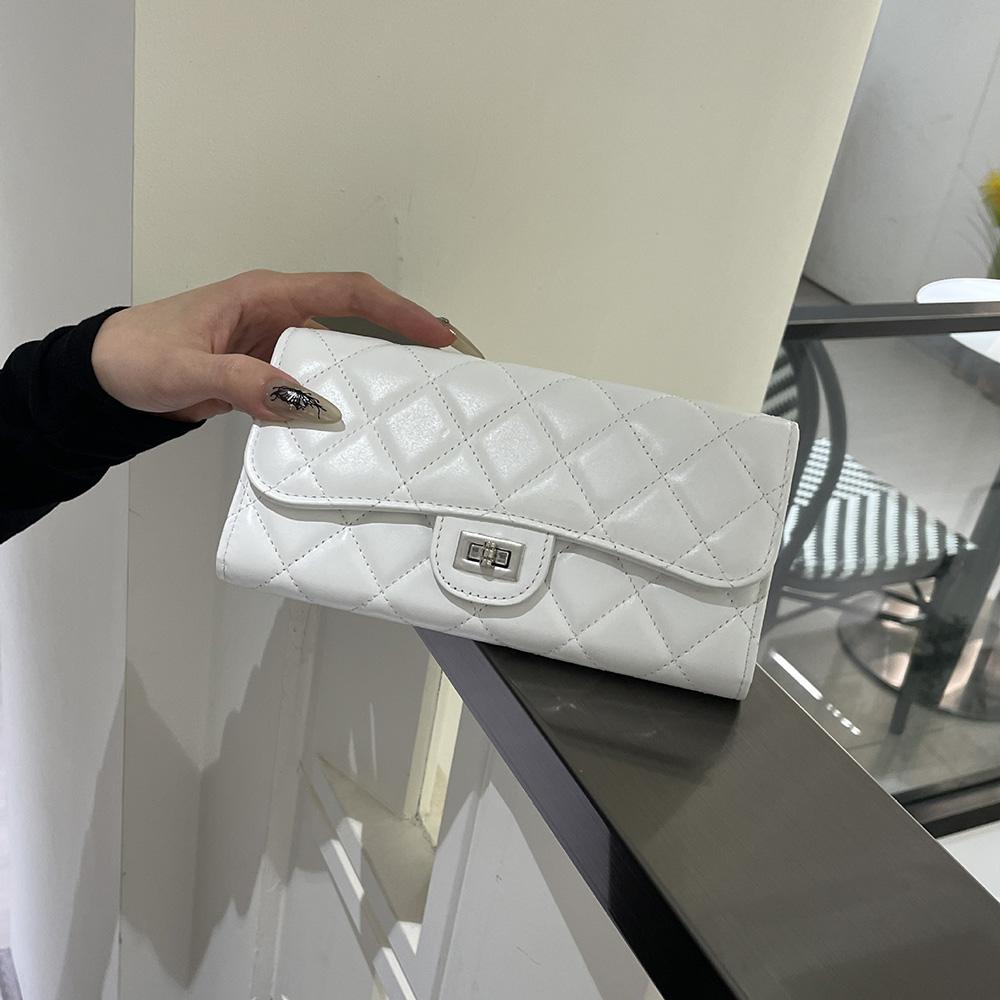 Diamond Quilted Small Shoulder Bag Genuine Leather Women Handbags Braided Chains Turnlock Crossbody Bags With Ball Cowhide Clutch Bag Without Logo