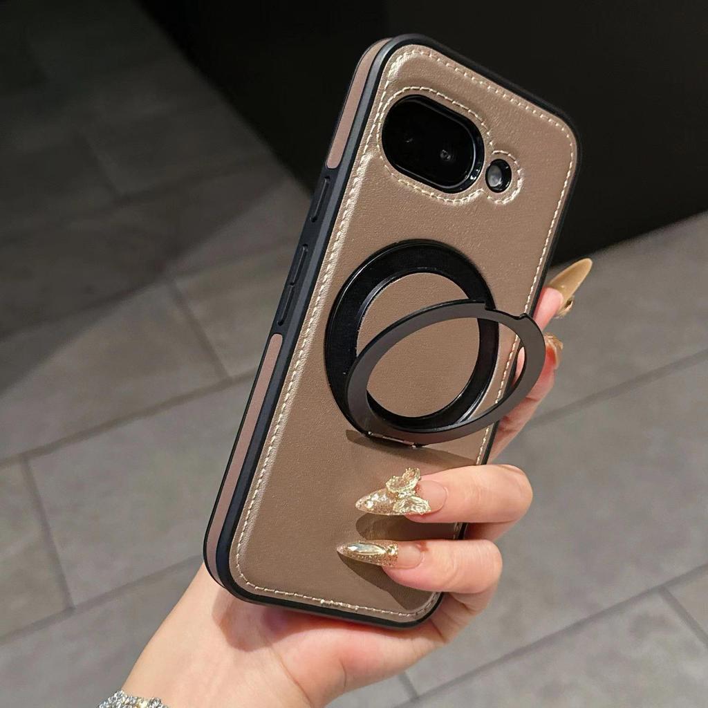 Yashi 360 Magnetic Stand for Google Pixel 9A Leather Protective Case - 10ProXL Model