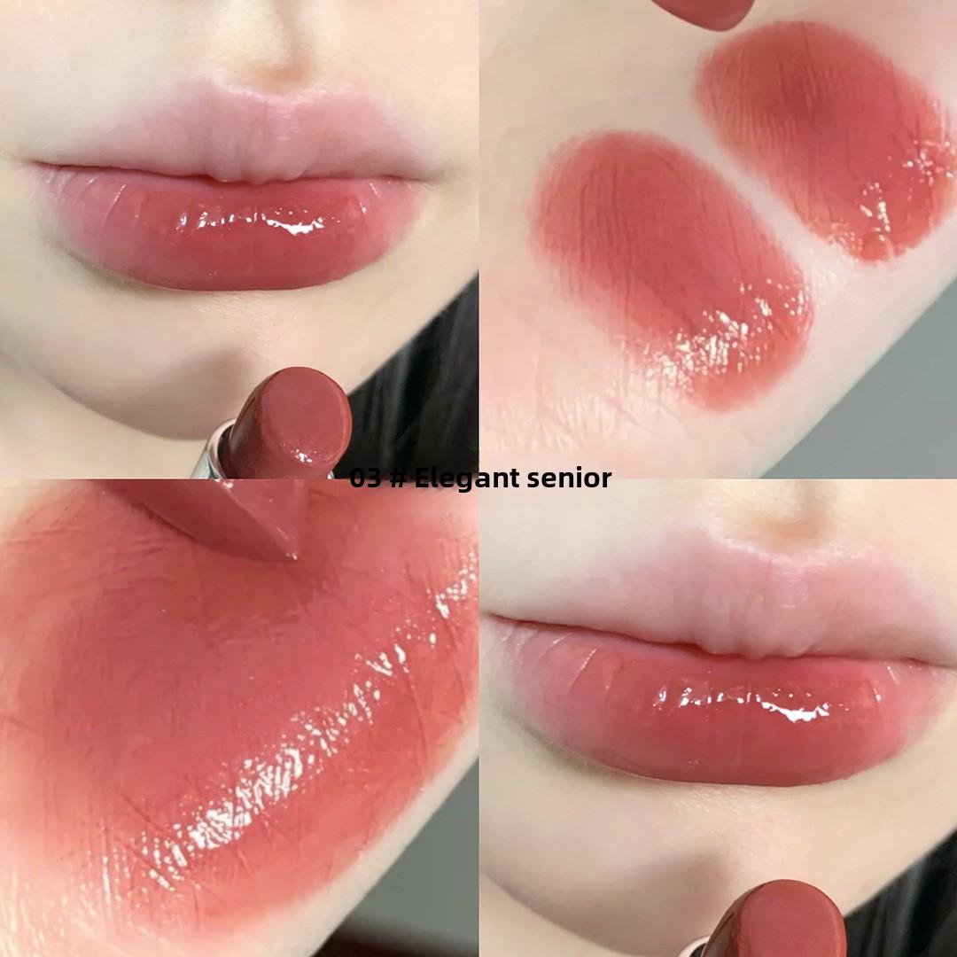 

Увлажняющий стойкий блеск для губ Light Time Smooth Water Glow Lipstick 03 ярко-розовый