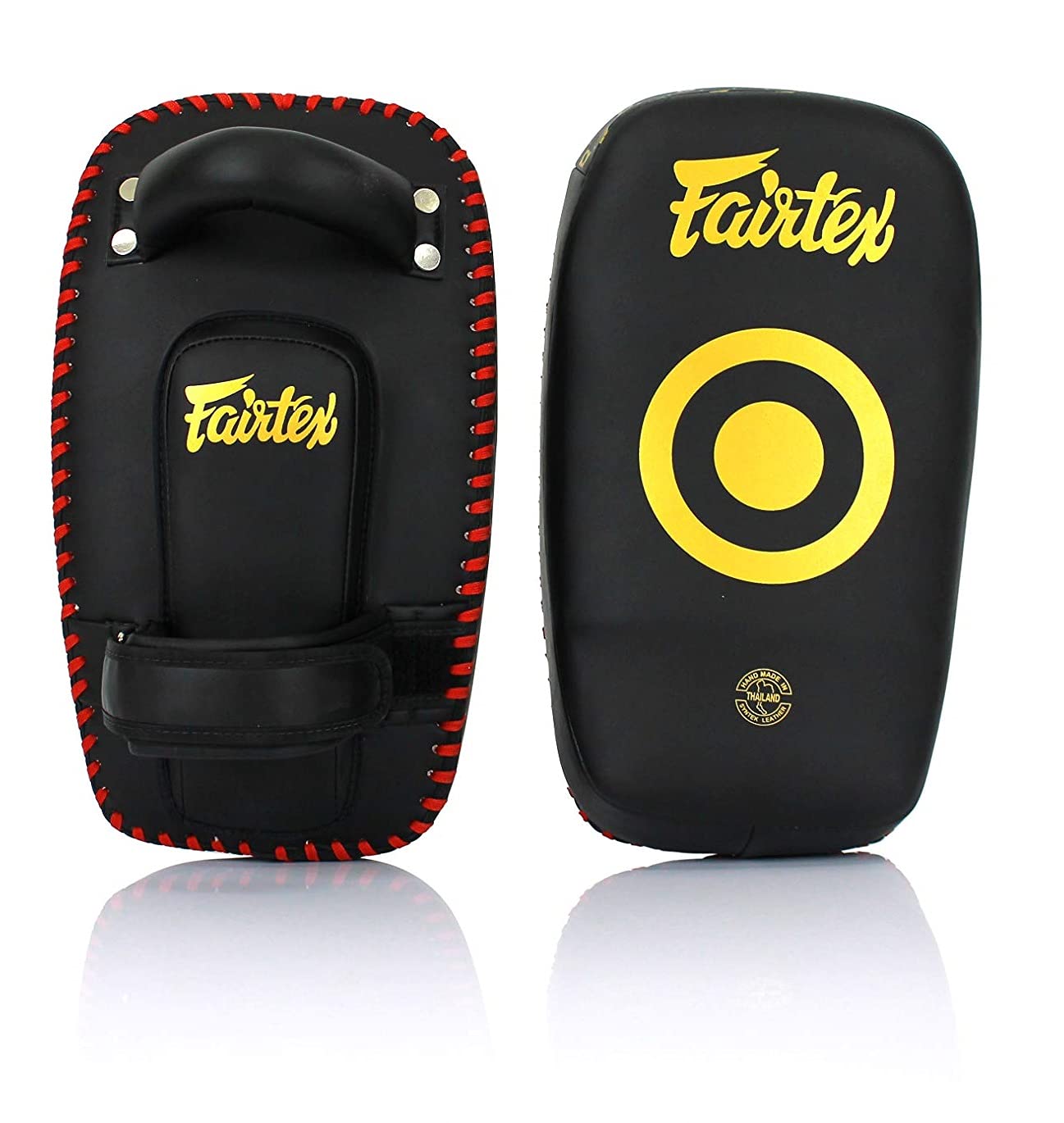 

Fairtex KPLC6 Muay Thai Kickboxing Small Curve Thai Pad (Black) чёрный