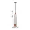 Battery Powered Milk Frother White Coffee Black Milk Beater Practical Milk Foam Maker  Home Kitchen